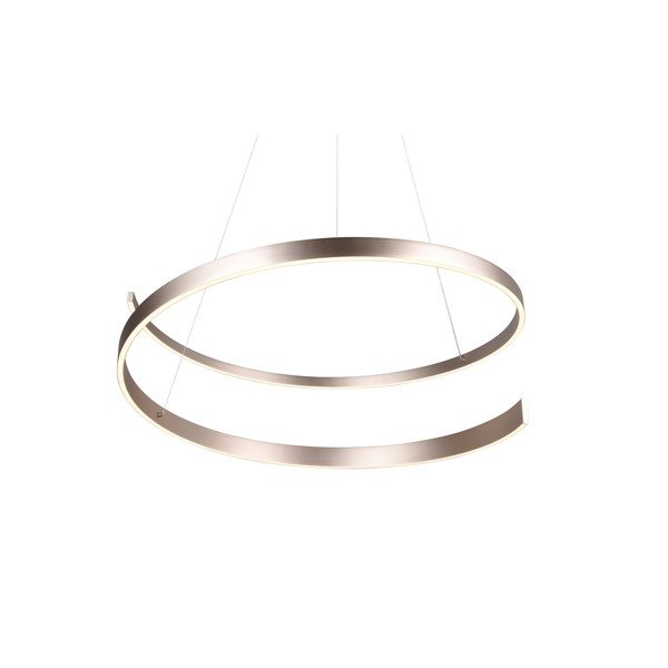 Szürke LED függőlámpa hangvezérléssel-mobil alkalmazás vezérléssel, fém búrával ø 75 cm Cinardi – CINQUE-image-4