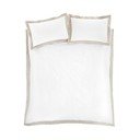 Fehér egyszemélyes pamut ágyneműhuzat 135x200 cm Oxford Lace – Bianca