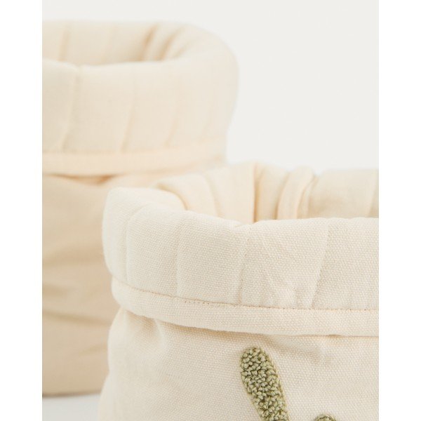 Textil tárolókosár ø 25x20 cm Tandani – Kave Home-image-4