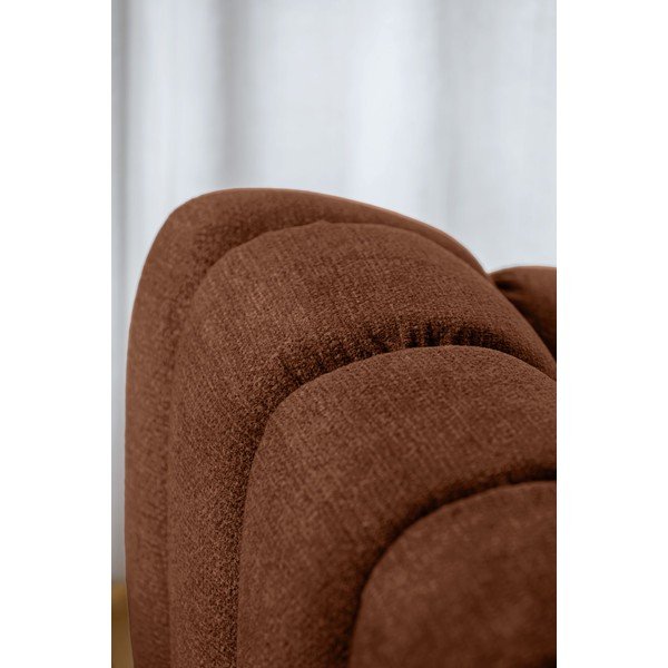 Terrakotta színű sarokkanapé (bal oldali-U alakú) Shell – Miuform-image-2