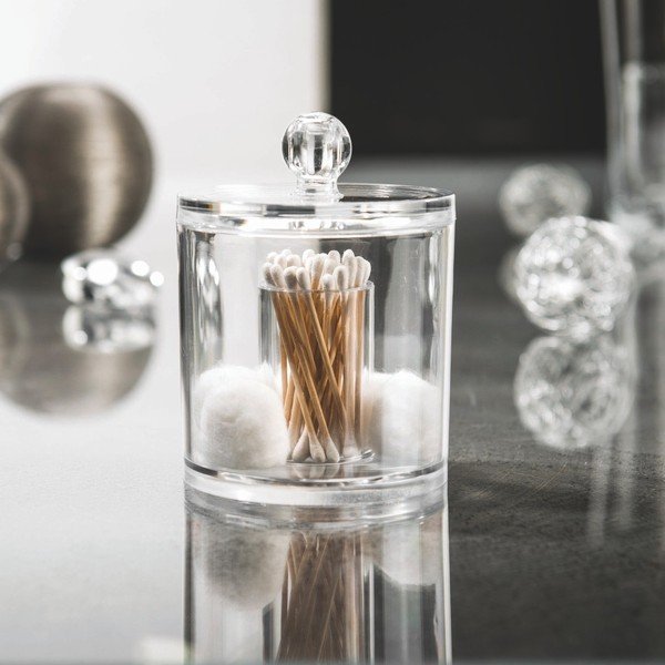 Kozmetikai rendszerező/vattakorong tároló, magasság 11 cm - Compactor-image-1