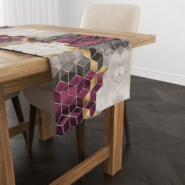 Asztali futó 140x45 cm Optic - Minimalist Cushion Covers-image-1