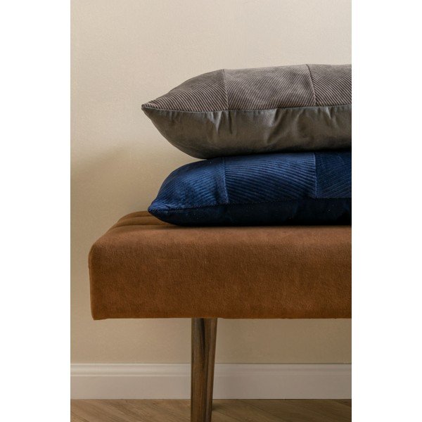 Velvet szürke bársony párna, 60 x 30 cm - PT LIVING-image-4