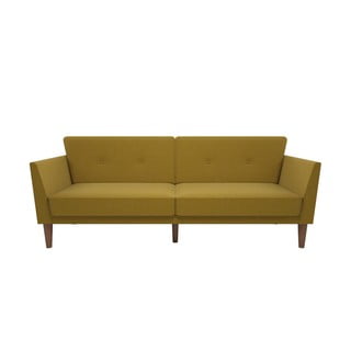 Sárga kinyitható kanapé 205 cm Regal - Novogratz