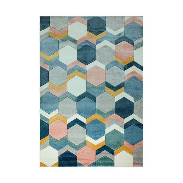 Hexagon Multi szőnyeg, 200 x 290 cm - Asiatic Carpets