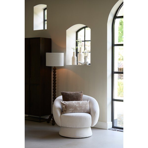 Krémszínű buklé fotel Avoria – Light & Living-image-2