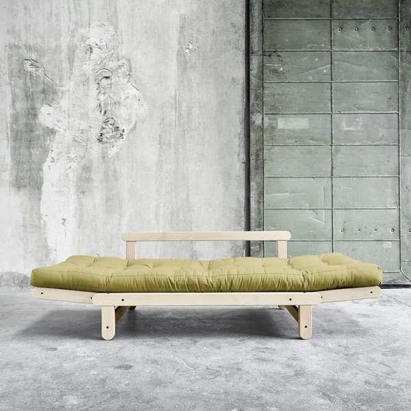 Beat Natural/Avocado Green kanapéágy - Karup-image-2