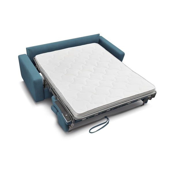 Kék kinyitható kanapé 195 cm Monaco – Bobochic Paris-image-4