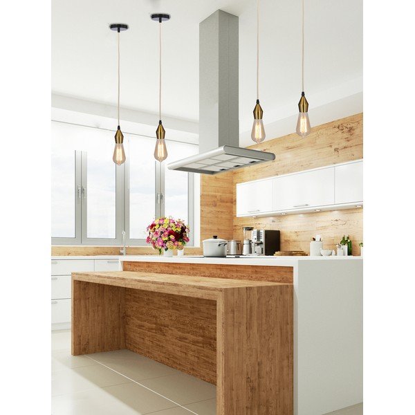 Aranyszínű fém függőlámpa – Candellux Lighting-image-2