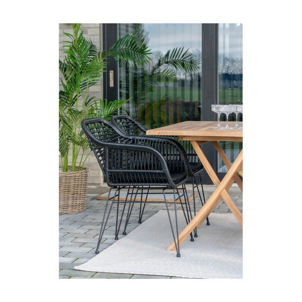 Krémszínű kültéri szőnyeg újrahasznosított szálakból 200x300 cm Menorca – House Nordic-image-2