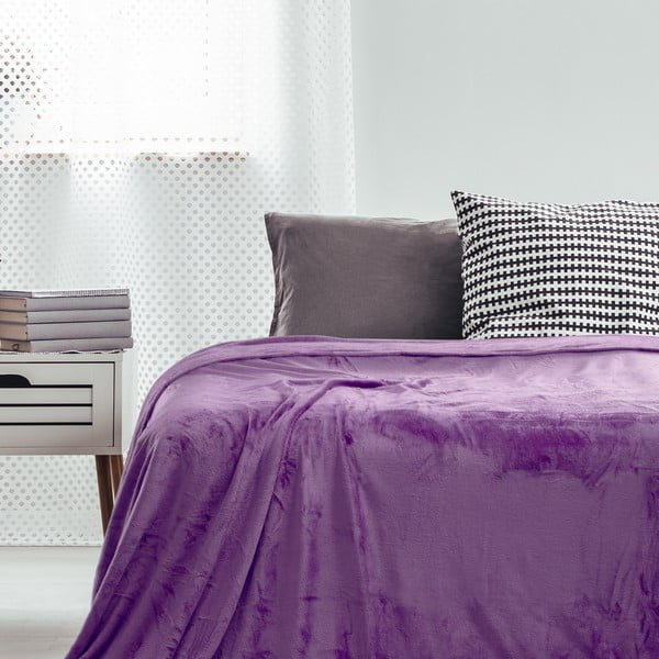 Mic Nina lila mikroszálas takaró, 70 x 150 cm - DecoKing-image-1