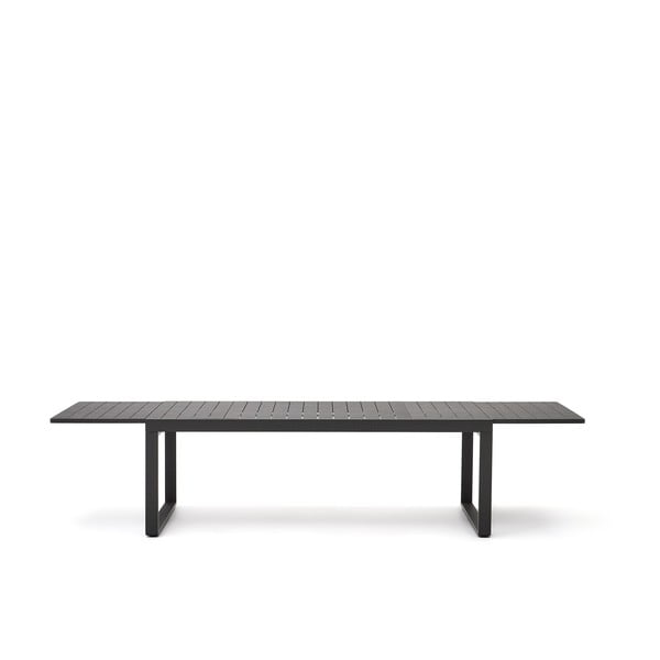 Fém kerti étkezőasztal 100.5x220 cm Galdana – Kave Home-image-2