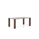 Üveg étkezőasztal 90x160 cm Adularia – Kave Home