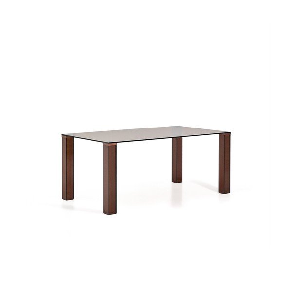 Üveg étkezőasztal 90x160 cm Adularia – Kave Home