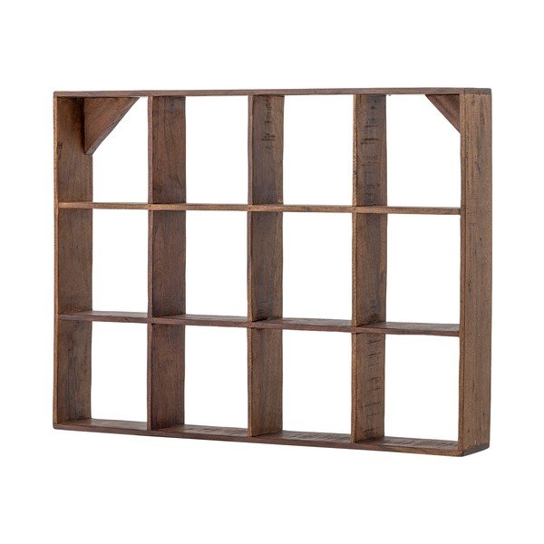 Natúr színű többszintes újrahasznosított fa fali polc 53 cm Tilo – Bloomingville-image-2
