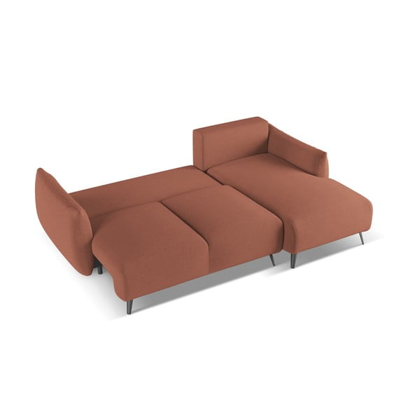 Rózsaszín sarokkanapé (jobb oldali) Malie – Makamii-image-3