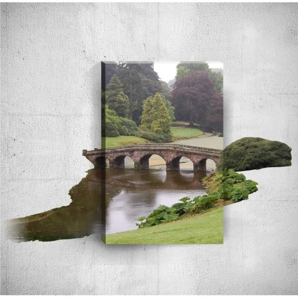 Small Bridge 3D fali kép, 40 x 60 cm - Mosticx