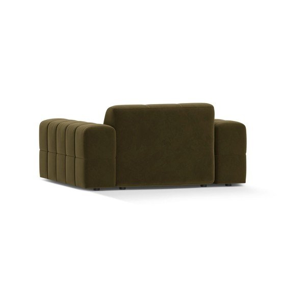 Khaki bársony fotel Chicago – Cosmopolitan Design-image-2