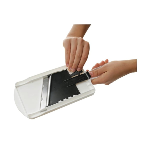 Food & More fehér-fekete állítható zöldségszeletelő - Fackelmann-image-2