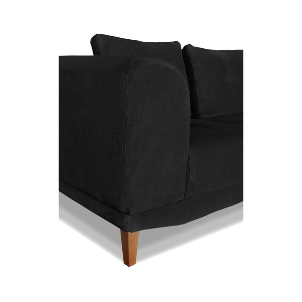 Sigma fekete 3 személyes kanapé - Windsor & Co. Sofas-image-3