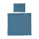 Kék gyerek ágyneműhuzat babaágyhoz 80x80 cm Seashells – Roba