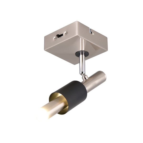 Fekete-ezüstszínű LED spotlámpa 20,5x10 cm Ikaris – Trio Select-image-4