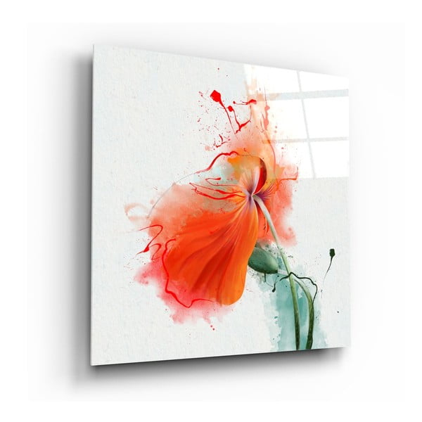 Flower üvegkép, 100 x 100 cm - Insigne