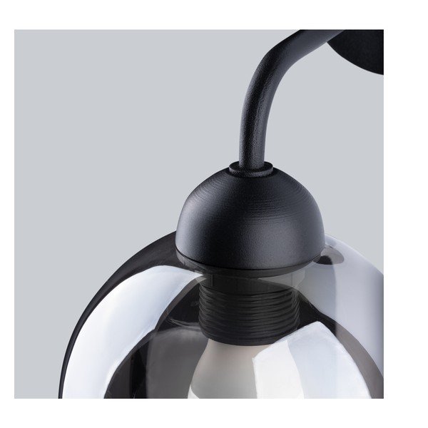 Fekete fali lámpa ø 15 cm Grande – Sollux-image-4