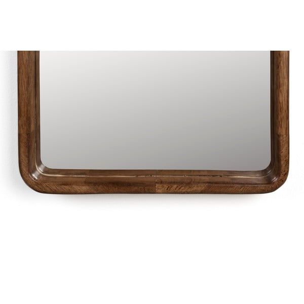 Fali tükör tömörfa kerettel 34x120 cm Nyko – White Label-image-3