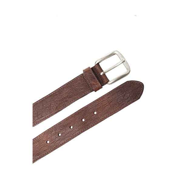 Sven férfi barna bőr öv, hosszúság 90 cm - Ferruccio Laconi-image-2