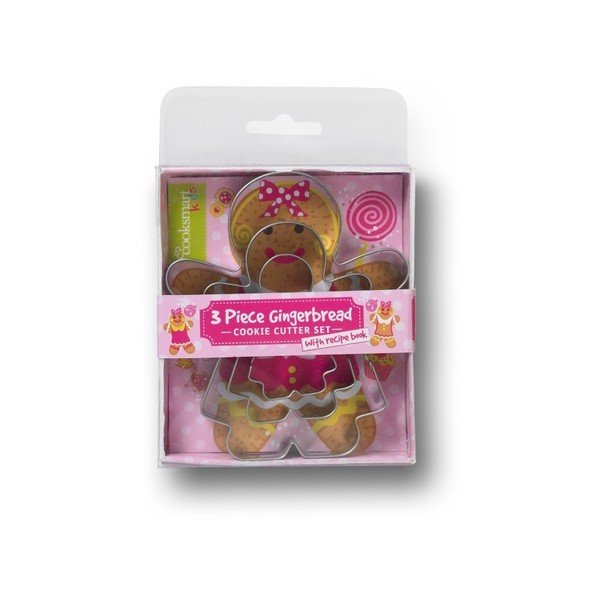 Gingerbread Girl 3 db-os kiszúró készlet - Cooksmart ®-image-1