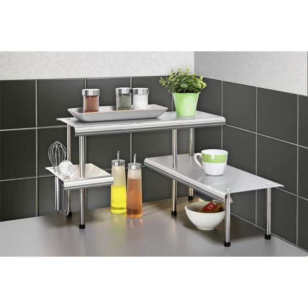 Rozsdamentes acél kiegészítő polc Massivo - Maximex-image-1