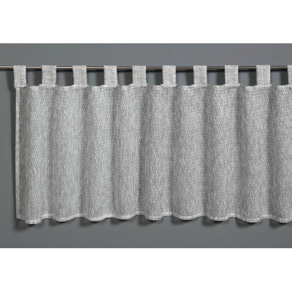 Szürke átlátszó függöny 45x140 cm Jacquard-Voile - Gardinia