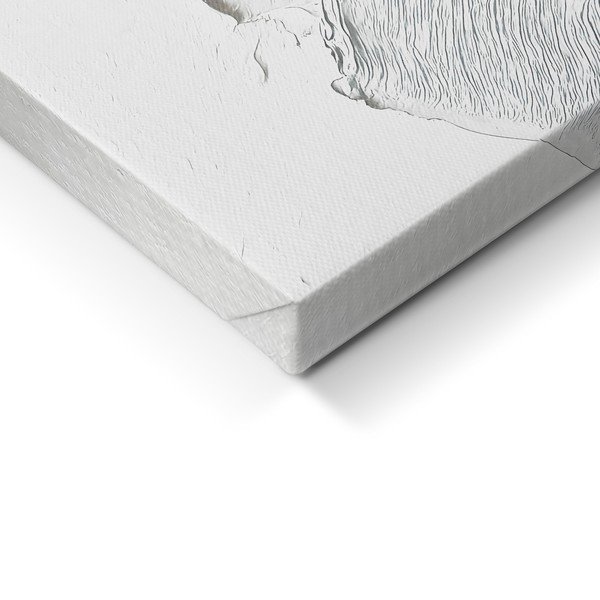 Kép kézzel festett részletekkel 70x100 cm Petal Glow – Styler-image-2