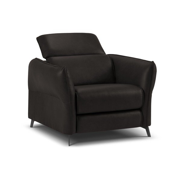 Fekete bőr fotel Hubble – Windsor & Co Sofas-image-2