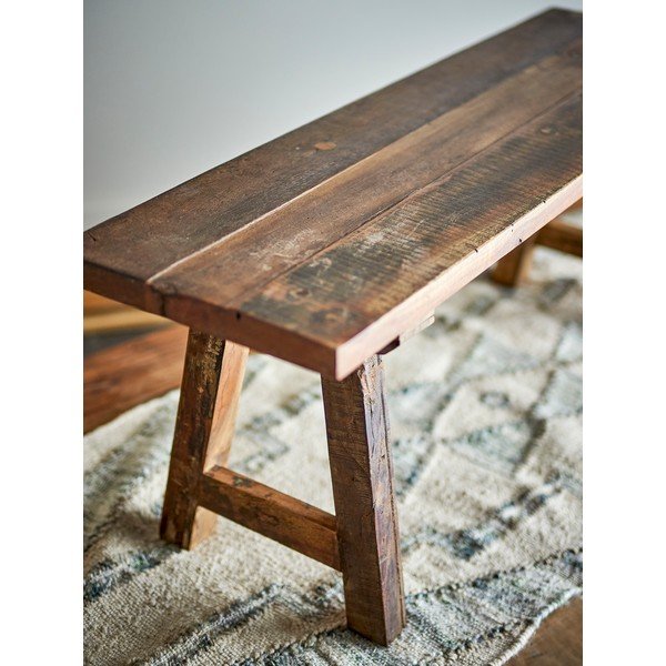 Natúr színű tömörfa kerti pad Brosse – Bloomingville-image-1