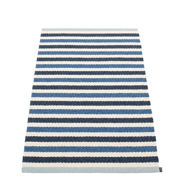 Kék-krémszínű kültéri-beltéri szőnyeg 70x120 cm Teo Denim – Pappelina