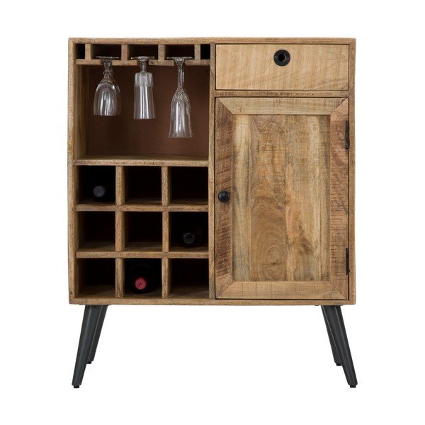 Belgrado Cellar mangófa kisméretű szekrény, szélesség 75 cm - Mauro Ferretti-image-4