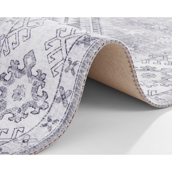 Gratia világosszürke futószőnyeg, 80 x 200 cm - Nouristan-image-3