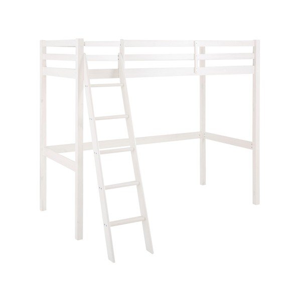 Alpi2 fehér magasított ágy borovi fenyőből - Støraa-image-2