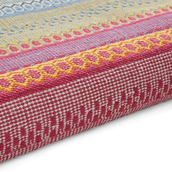 Kézi szövésű pamut szőnyeg 120x170 cm Cascade Bright Multi – Think Rugs-image-4