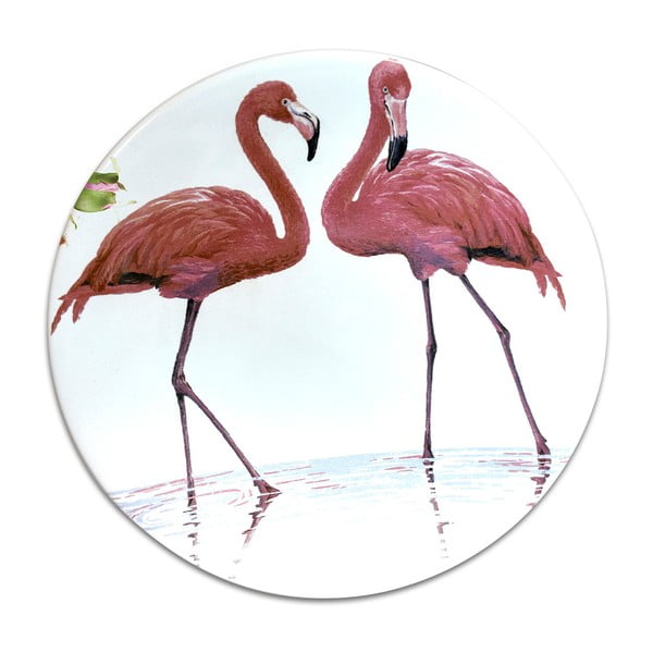 Flamingo kerámia tányér, ⌀ 25 cm