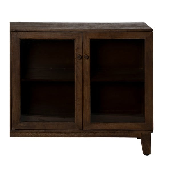 Barna mangófa tálalószekrény 180x87x35 cm Ravi – Ixia-image-4