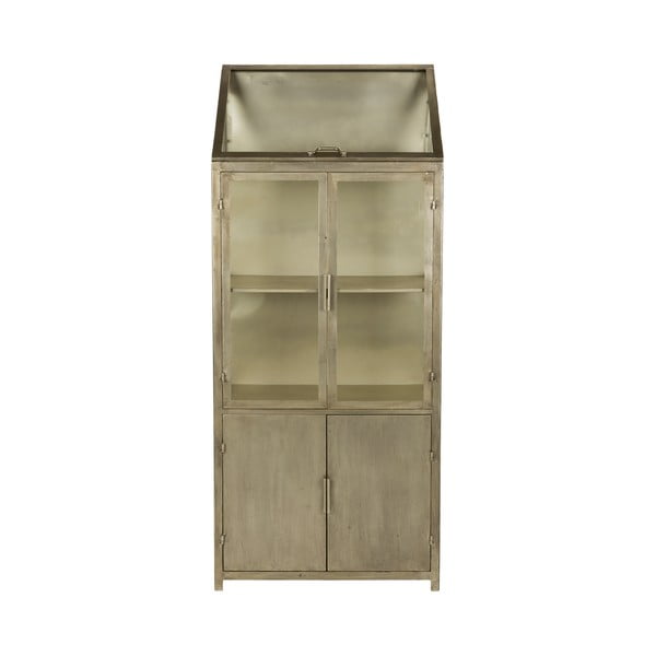 Szürke fém tálalószekrény 64x151x35 cm Monviso – Dutchbone