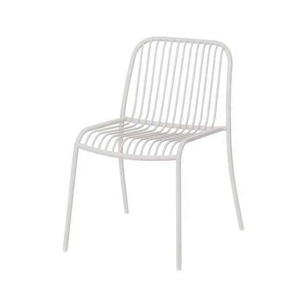 Világosszürke fém kerti szék Yua Wire – Blomus