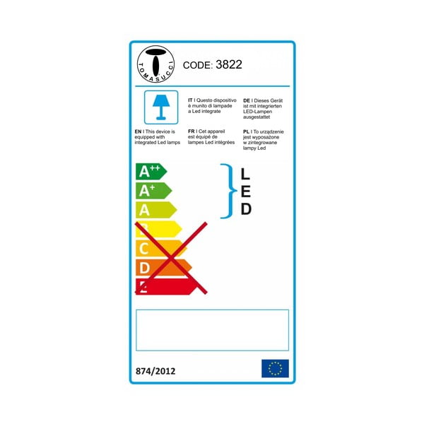 Ring aranyszínű falilámpa, ø 15 cm - Tomasucci-image-4