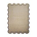 Natúr színű kézi szövésű gyapjú szőnyeg 120x170 cm Leo Scallop – Flair Rugs