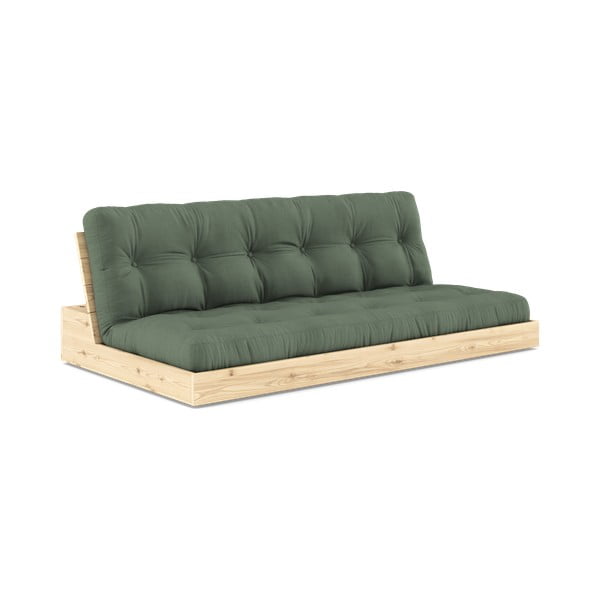Zöld kinyitható kanapé 196 cm Base – Karup Design