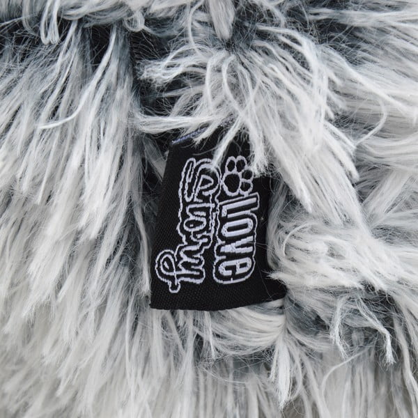 Fehér fekhely kutyáknak 100x70 cm Fluffy Heather – Love Story-image-4