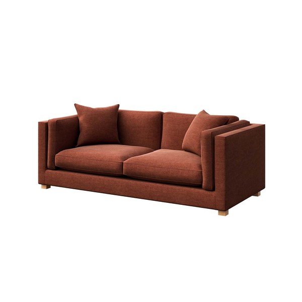 Téglavörös kanapé 235 cm Pomo – Ame Yens-image-2